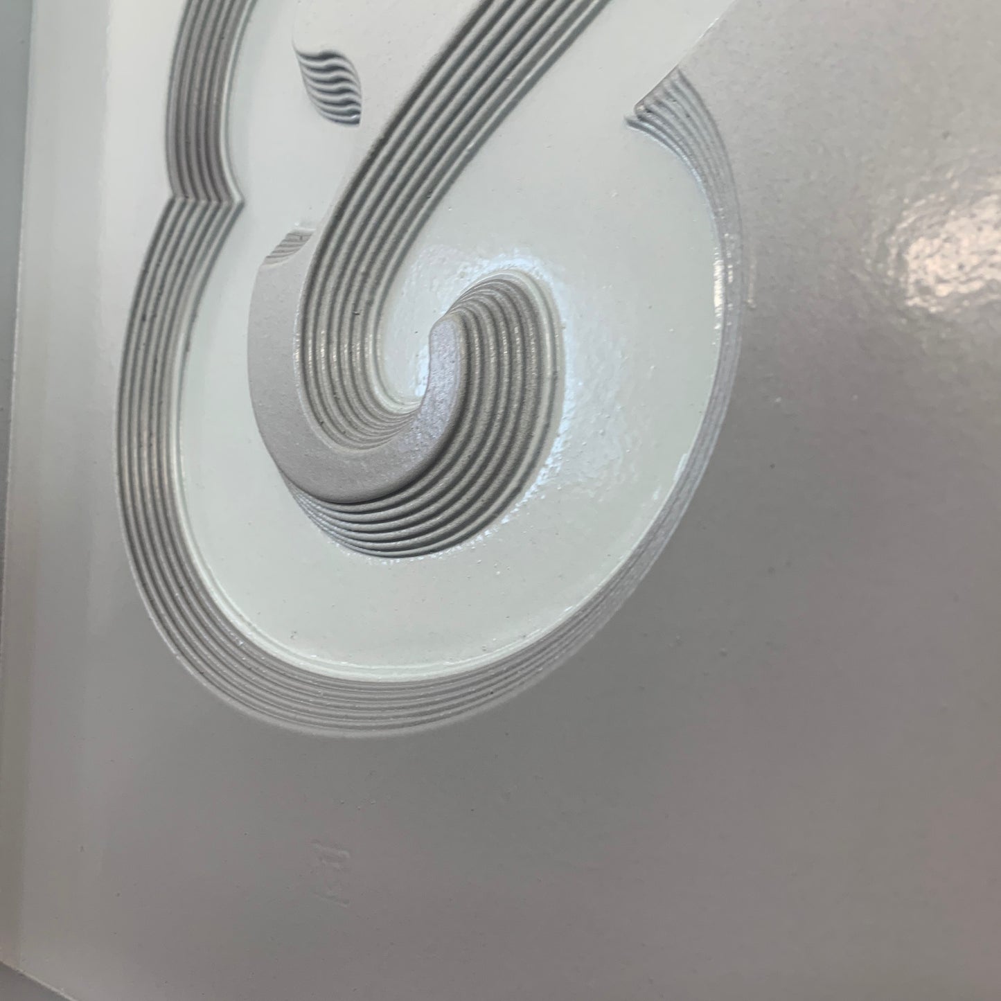 Ampersand Grey Cooper font minimalist artwork pop art sculptural art monotone colourscheme